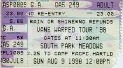 Vans Warped Tour 1998 on Aug 9, 1998 [866-small]