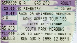 Vans Warped Tour 1998 on Aug 9, 1998 [866-small]
