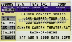 Vans Warped Tour 2000 on Aug 5, 2000 [891-small]