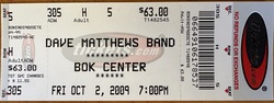 Dave Matthews Band / Willie Nelson on Oct 2, 2009 [920-small]