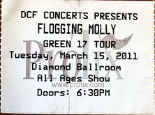 Flogging Molly / Moneybrother / The Drowning Men on Mar 15, 2011 [926-small]