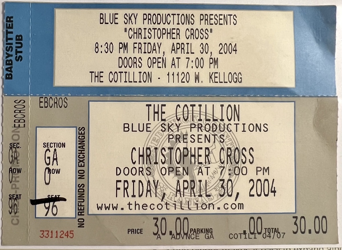 Christopher Cross Concert & Tour History (Updated for 2025 2025