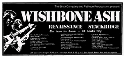 Wishbone Ash / Renaissance / Stackridge on Jun 7, 1971 [437-small]