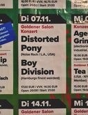 tags: Distorted Pony, Boy Division, Hamburg, Hamburg, Germany, Gig Poster, Hafenklang Goldener Salon - Distorted Pony / Boy Division on Nov 7, 2023 [508-small]