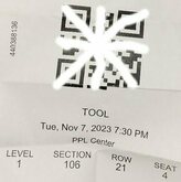 Tool / Steel Beans on Nov 7, 2023 [821-small]