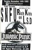 tags: RKL, SNFU, Idiot Flesh, San Francisco, California, United States, Gig Poster, Gold Club - RKL / SNFU / Idiot Flesh on Nov 14, 1993 [399-small]