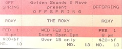 The Offspring / Pangea / Chopper Division on Feb 1, 1995 [426-small]