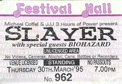 Slayer / Biohazard on Mar 30, 1995 [447-small]