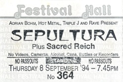 Sepultura / Sacred Reich on Sep 8, 1994 [497-small]