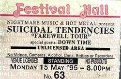 Suicidal Tendencies / Down Time on May 15, 1995 [505-small]