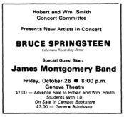 Bruce Springsteen / James Montgomery Band on Oct 26, 1973 [638-small]