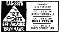 Bruce Springsteen on Oct 30, 1973 [745-small]