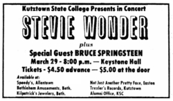 Stevie Wonder / Bruce Springsteen / The Connoisseurs on Mar 29, 1973 [790-small]