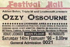 Ozzy Osbourne / Segression on Feb 14, 1998 [918-small]