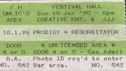 The Prodigy / Regurgiator on Jan 18, 1998 [921-small]