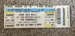 Nine Inch Nails / The Dresden Dolls on May 21, 2005 [092-small]