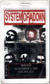 System of a Down / Buckethead on Nov 4, 2000 [270-small]