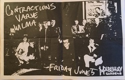 The Contractions / The Varve / Wilma on Jun 5, 1981 [427-small]