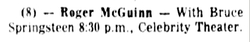 Roger Mcguinn / Bruce Springsteen on Dec 8, 1973 [457-small]