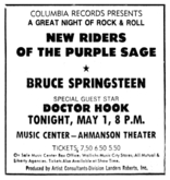 New Riders of the Purple Sage / Bruce Springsteen / Dr. Hook on May 1, 1973 [621-small]