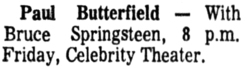 Paul Butterfield's Better Days / Bruce Springsteen on Mar 9, 1973 [680-small]