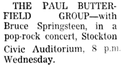 Paul Butterfield's Better Days / Bruce Springsteen on Feb 28, 1973 [687-small]