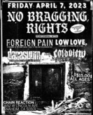 No Bragging Rights / Foreign Pain / Low Love. / Darasuum / Cold view on Apr 7, 2023 [244-small]