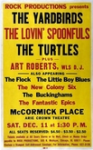 The Yardbirds / The Lovin' Spoonful / The Turtles / the buckinghams / New Colony Six / the flock / The Little Boy Blues / The Fantastic Epics on Dec 11, 1965 [262-small]