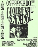Combust / Take it to Heart / Shiiva / Major Pain / SANCTIFY on Oct 10, 2022 [263-small]