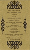 Quicksilver Messenger Service / The Charlatans / Janis Joplin / Big Brother And The Holding Company / The Wildflower / The Carpetbaggers / The Rebirth / Billy Moses & The Blues Band / The Erector Set on May 21, 1966 [499-small]