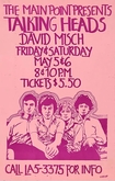 Talking Heads / David Misch on May 5, 1978 [723-small]