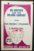Janis Joplin / Big Brother And The Holding Company / The Friendly Stranger on Nov 23, 1966 [919-small]