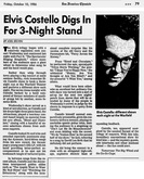 Elvis Costello / Attractions on Oct 8, 1986 [175-small]