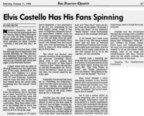 Elvis Costello / Attractions on Oct 8, 1986 [178-small]