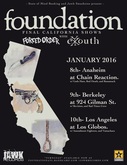 Foundation / Forced Order / God's Hate / Red Death (DC) / Runamuk / Ex-Youth on Jan 8, 2016 [192-small]