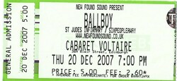 Ballboy / St Judes Infirmary / Sixpeopleaway on Dec 20, 2007 [310-small]
