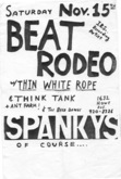Beat rodeo / Thin White Rope / Think Tank / Ant Farm / Beer Dawgs on Nov 15, 1986 [468-small]
