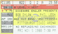 Phil Lesh & Friends / Bob Dylan on Nov 5, 1999 [572-small]