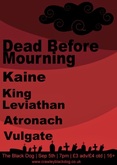 tags: Gig Poster - Dead Before Mourning / Kaine / King Leviathan / Atronach on Sep 5, 2015 [726-small]