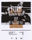 Fury / Narrow Head / Jinx / Be All End All on Jan 24, 2020 [855-small]