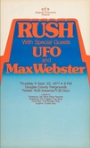 Rush / UFO / Max Webster on Sep 22, 1977 [257-small]