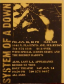 System of a Down / Static / The Bredrin Daddys on Jan 16, 1998 [364-small]