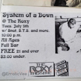System of a Down / Snot / S.T.S. / Speedway Dust / Morticia / Static on Jul 9, 1996 [725-small]