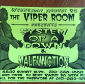 System of a Down / Malfunction on Aug 28, 1996 [772-small]