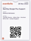 tags: Bad Boy Boogie, Ticket - Bad Boy Boogie / The Rattlebacks on Nov 26, 2022 [575-small]