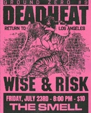 Dead Heat / Wise / Risk on Jul 23, 2021 [730-small]
