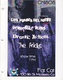 Los Punks / The Pricks / Peaceable Jones / Drastic Actions on Apr 18, 2008 [734-small]