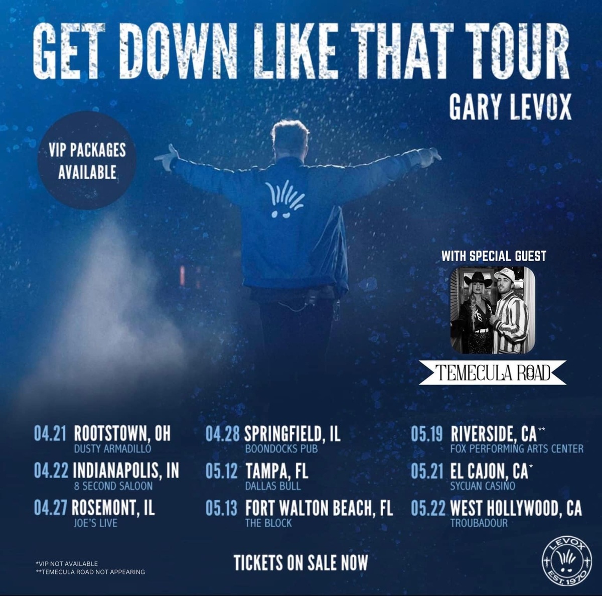 Gary LeVox Concert & Tour History (Updated for 2023) Concert Archives