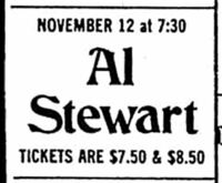 Al Stewart / Krysia Kristianne on Nov 12, 1978 [236-small]