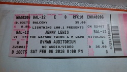 Jenny Lewis & The Watson Twins / M Ward on Feb 6, 2016 [340-small]